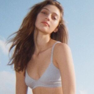 NICO PLANT DYED ORGANIC COTTON WIRE-FREE UNPADDED  TRIANGLE BRA/SZ:M